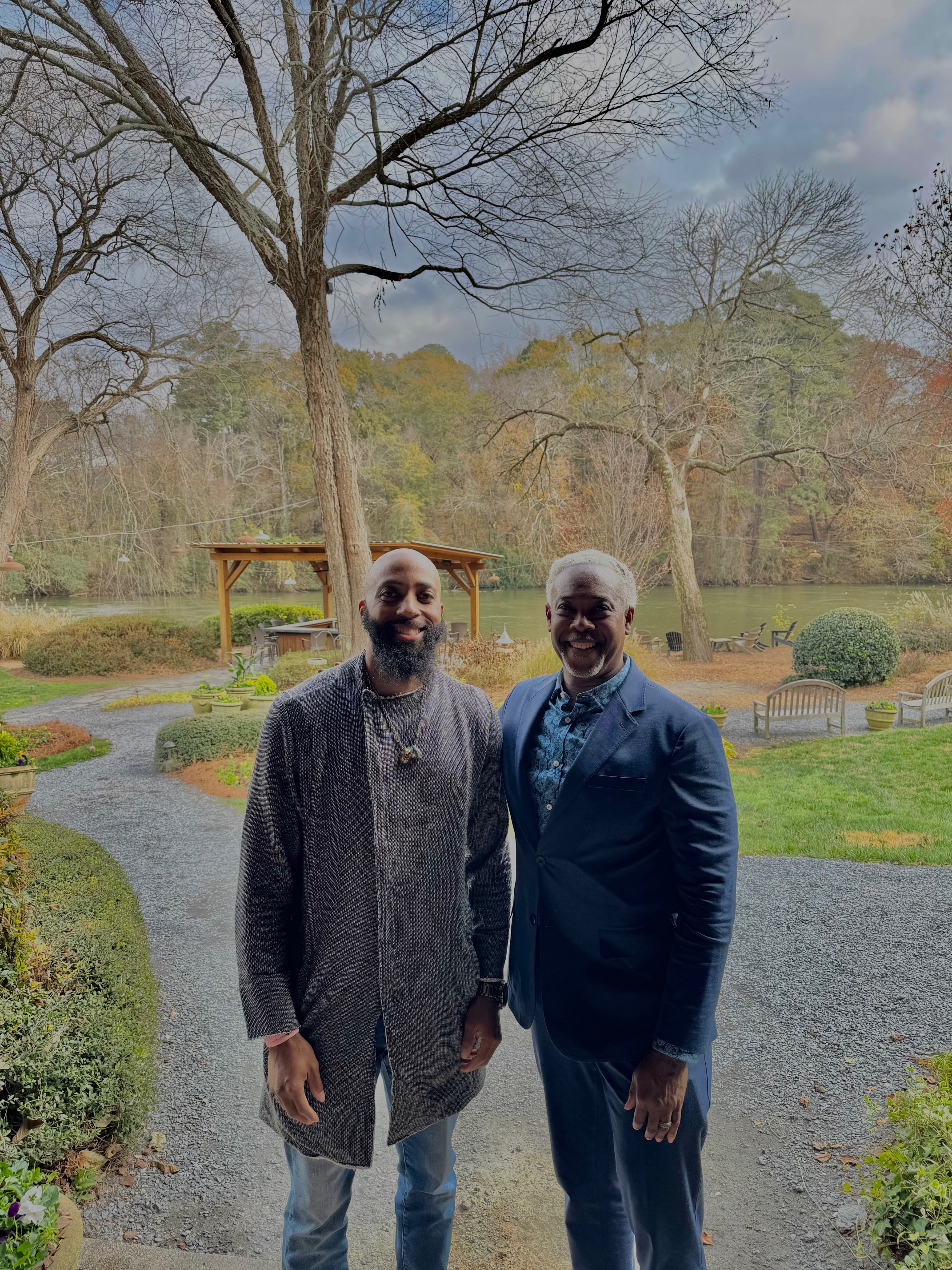 Nick Parks with Bishop Bronner